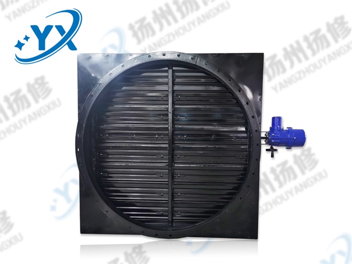 DN1800 Q235材質電動防腐密閉風閥 
